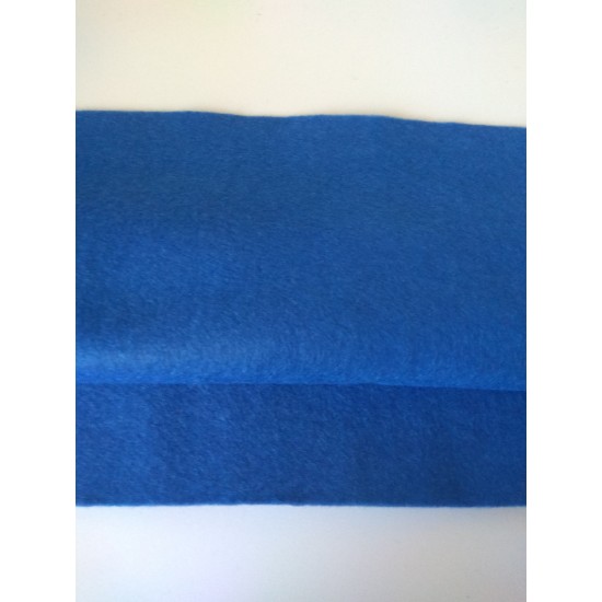 Фетр мягкий 1,5 мм (30*30 см) цв. ярко-синий,  цена за лист